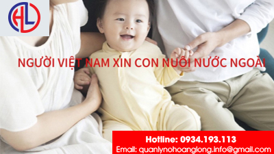 03 điều cần biết khi người Việt Nam xin con nuôi nước ngoài